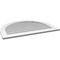 Ekena Millwork Round Top Surface Mount PVC Gable Vent: Non-Functional, w/ 3-1/2"W x 1"P Standard Frame, 40"W x 30"H GVPRT40X3001SN - alternate 5